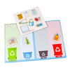 Bigjigs houten treinset zeekust opruimen, 70dlg.