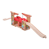 Bigjigs rails - brug - dubbele hefbrug - graffiti - afbeelding 2
