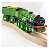 Bigjigs houten trein flying scotsmann - afbeelding 3