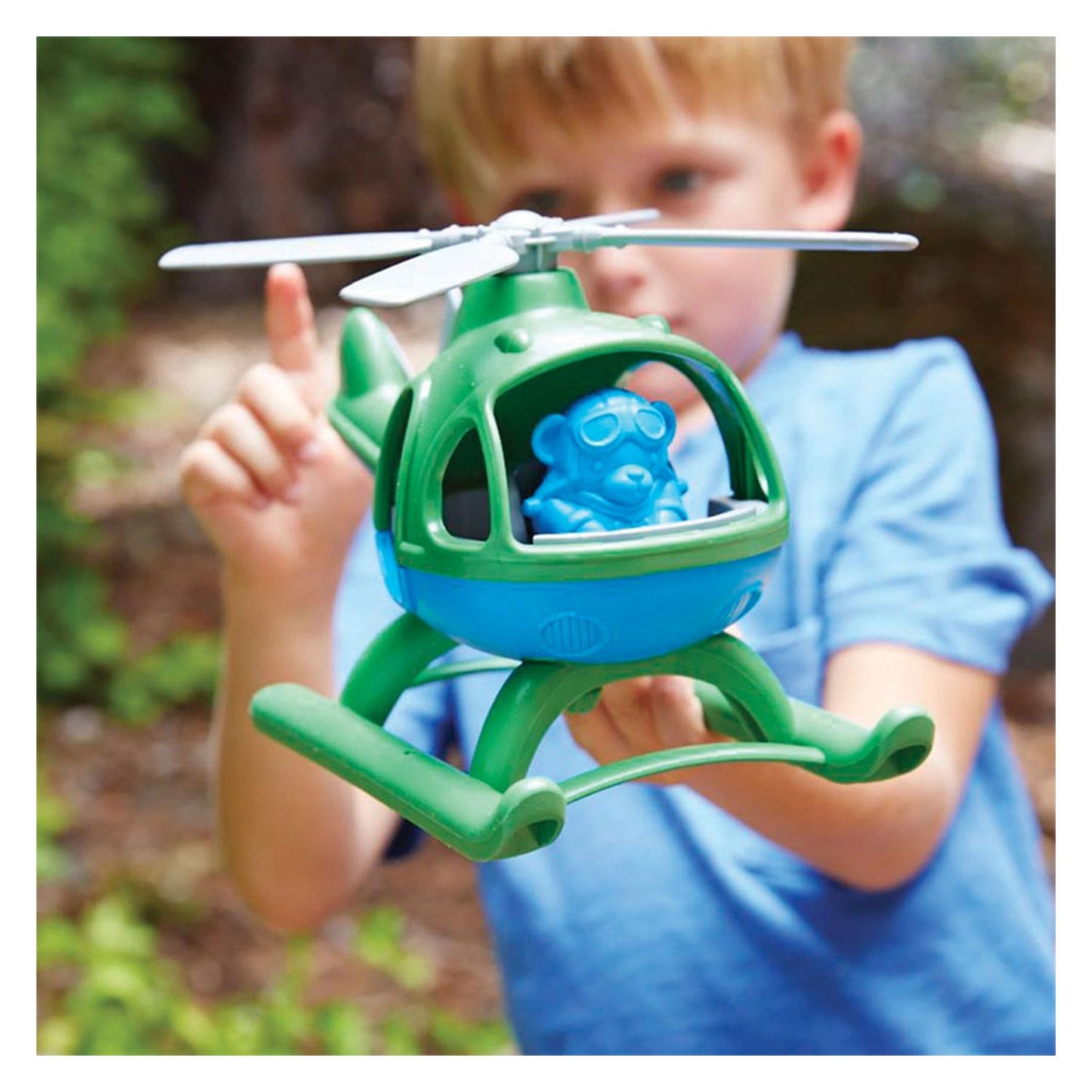 Green toys helikopter groen