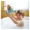 Green toys zee helikopter oranje blauw