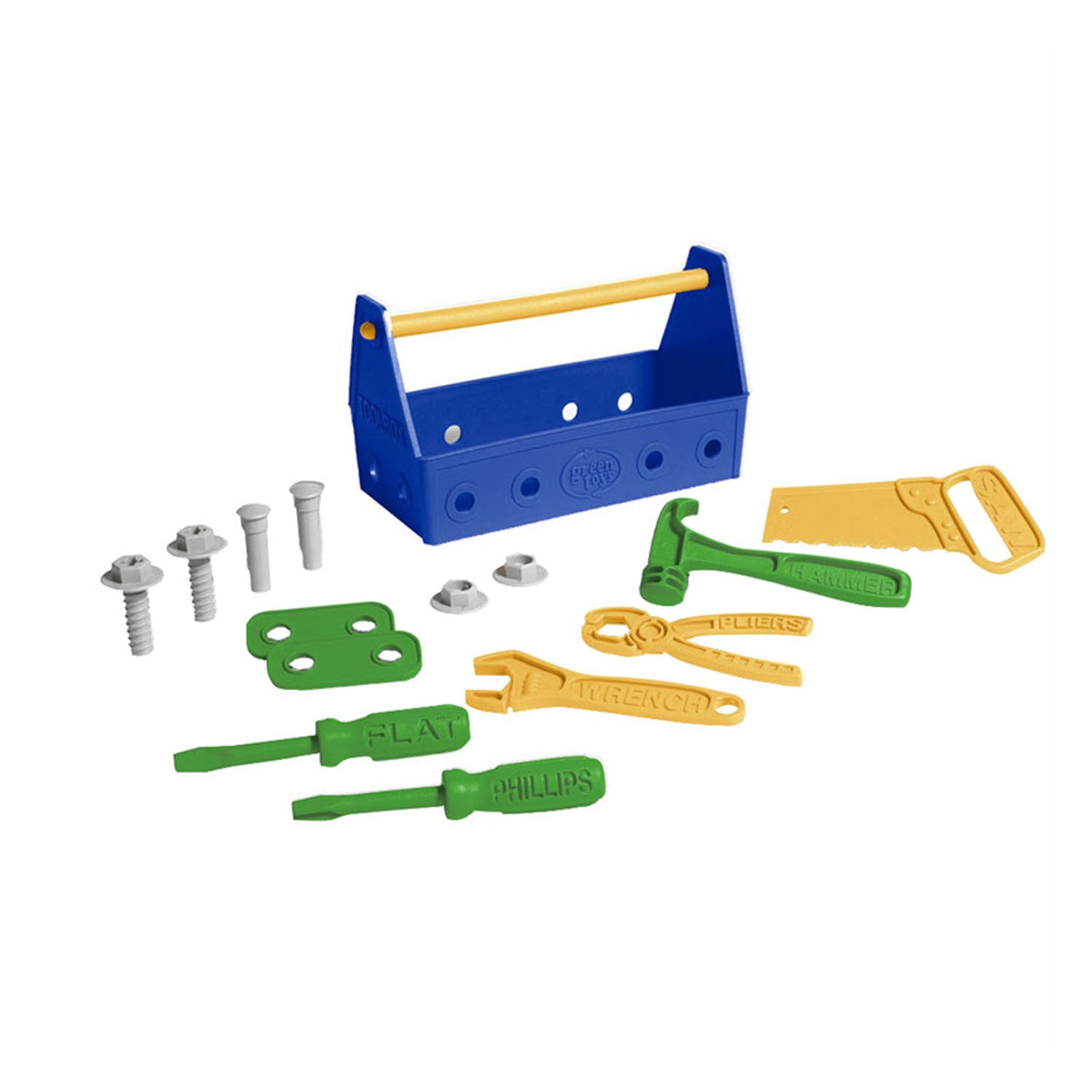 Green toys gereedschapskist blauw