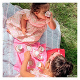 Tidlo picnickset in roze koffer - afbeelding 3
