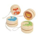 Bigjigs houten wilde dieren jojo - afbeelding 1
