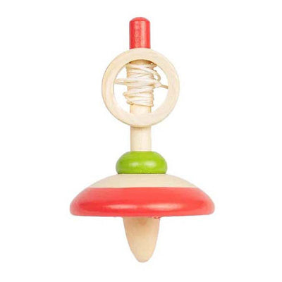 Bigjigs houten trekkoord tol