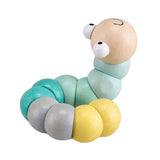 Bigjigs houten wormpje - pastel - afbeelding 3