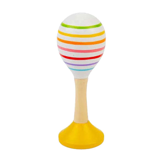 Bigjigs houten junior maraca, 2st.