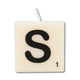 Paperdreams letter kaarsje letter s, set van 4