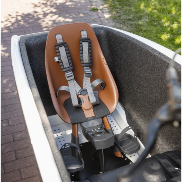 Steco adapter voor voorzitje bakfiets mat zwart