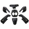 Edge plaatset 9-delig voor yamaha neo's - bouwjaar 2008 - 2011 - 2 en 4 takt model - metallic zwart