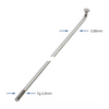 Spaken 296-14 Alpina ø2.00 mm FG 2.3 verzinkt - zilver (144 stuks)