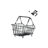 Basil fietsmand cento alu met mik bevestiging 14 liter 39 x 24 x 15 - zwart - afbeelding 1