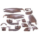 Edge plaatset 15-delig voor gilera runner tot bouwjaar 08-2005 - audi bruin