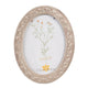 Clayre eef fotolijst ovaal beige goud 14x2x19cm 10x15cm