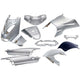 Edge plaatset 11-delig voor aprilia sr van bouwjaar 1997 tot 2004 - zilver metallic