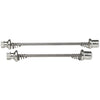 TranzX - Quick release voor achternaaf + zadelpen zilver