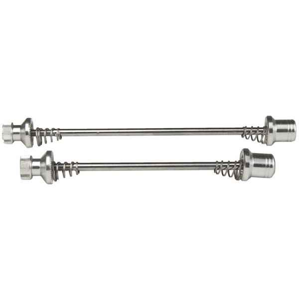 TranzX - Quick release voor achternaaf + zadelpen zilver