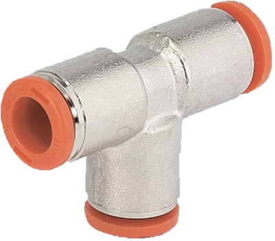 Metal work insteekkoppeling t-stuk rl5 6mm