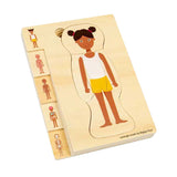 Bigjigs houten anatomiepuzzel - meisje, 26st. - afbeelding 1
