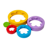 Bigjigs houten bloementoren, 5dlg. - afbeelding 2