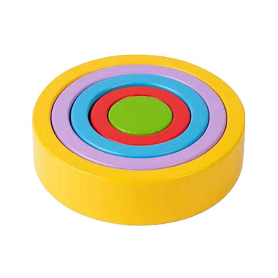 Bigjigs houten bloementoren, 5dlg.