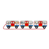 Bigjigs houten londen trekbus - afbeelding 2
