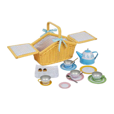 Bigjigs picknickset in mand, 18dlg.