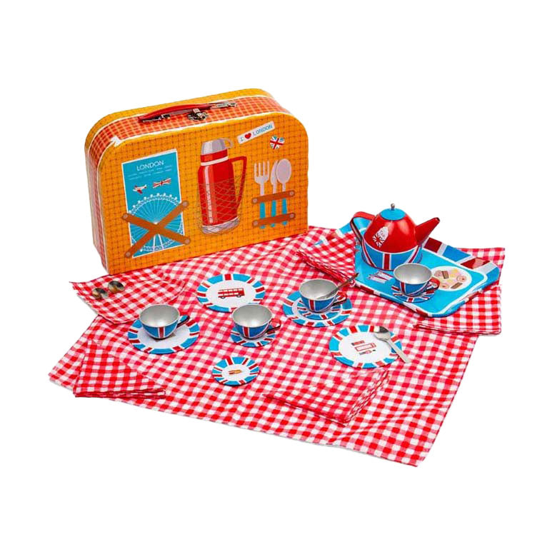 Bigjigs londen theeservies speelset, 24dlg.
