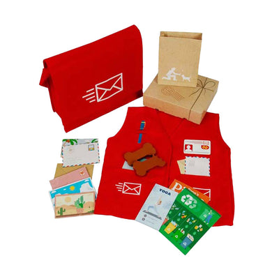 Bigjigs postbode verkleedset met accessoires