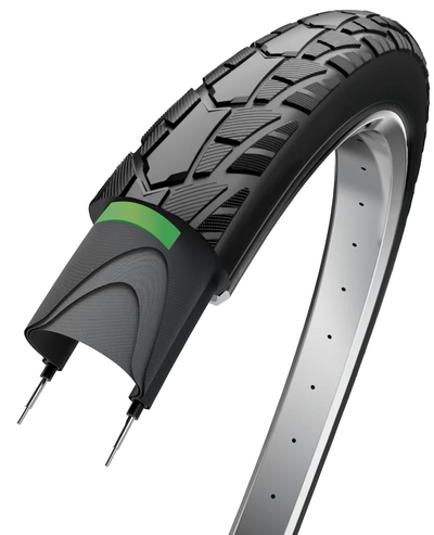 Edge buitenband performance protect 28 x 1.60 42-622 -zwart met reflectie