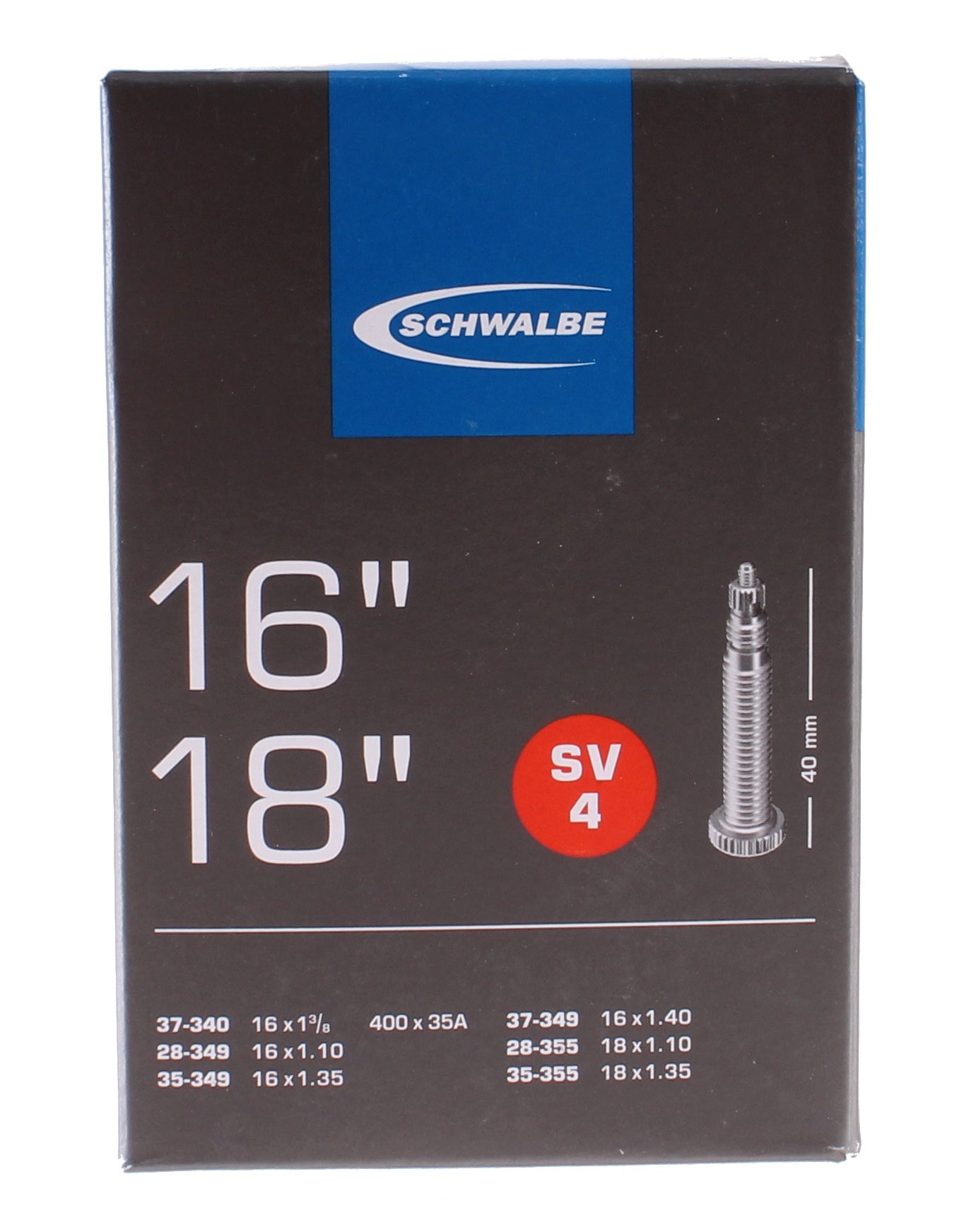 Schwalbe Binnenband SV4 16 18 inch (37-340 35-355) FV 40 mm