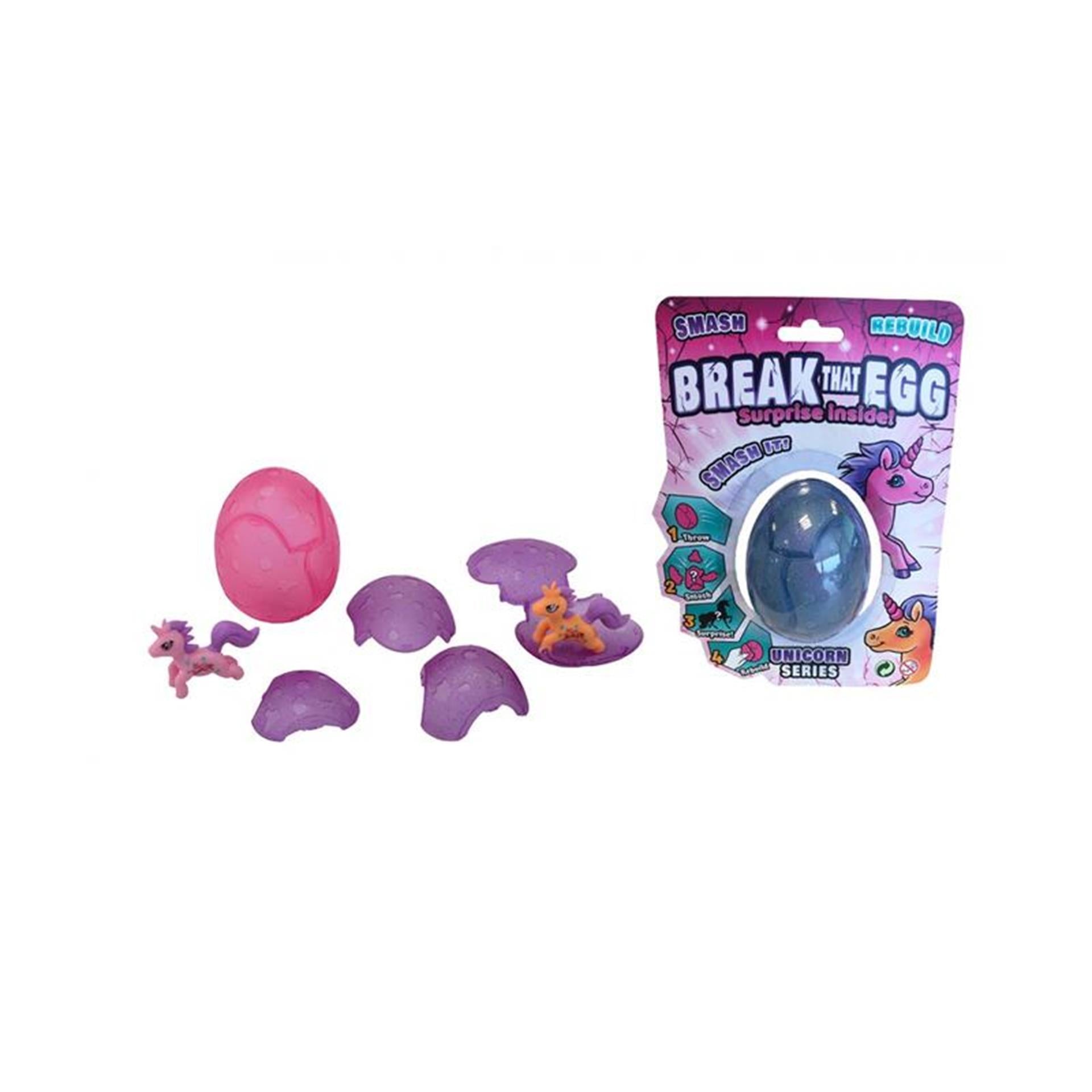 Johntoy john toy break that egg - eenhoorn surprise ei afmeting artikel lxbxh 15,5 x 6 x 20cm