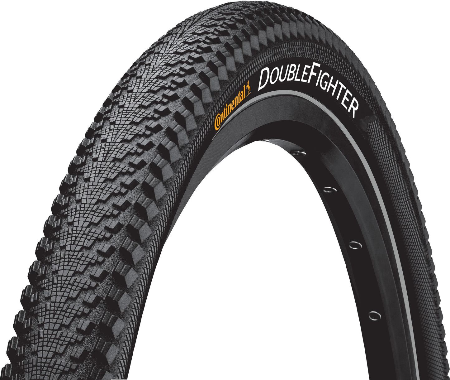 Conti Double Fighter III - snelle stadsflitser, zwart, 28x1 3 8, 37-622, 640g, 4-6 Bar