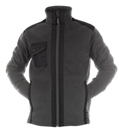 Dassy fleecejas croft grijs zwart xl