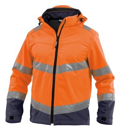 Dassy hoge zichtbaarheidsjas malaga oranje blauw s