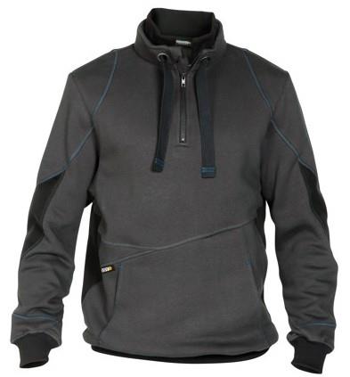 Dassy sweater stellar grijs zwart l