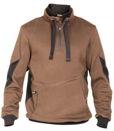 Dassy sweater stellar bruin grijs m