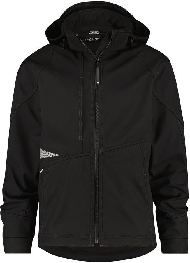 Dassy gravity softshell zwart mt s