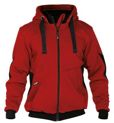 Dassy sweatshirt jas pulse rood zwart m