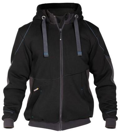 Dassy sweatshirt jas pulse nachtblauw antraciet s