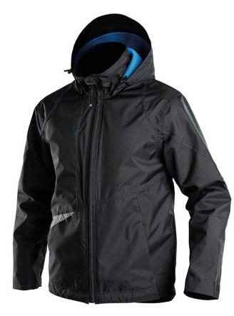 Dassy hyper wind- waterdichte werkjas zwart xxl