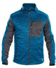 Dassy midlayer vest convex azuurblauw antraciet l