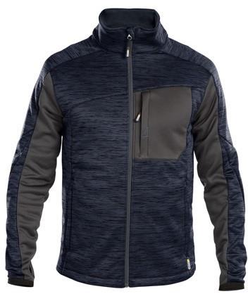 Dassy midlayer vest convex nachtblauw antraciet s