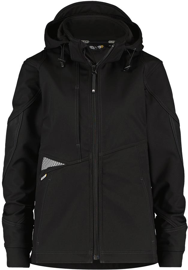 Dassy gravity women softshell zwart xl