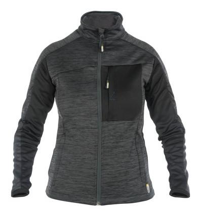 Dassy midlayer vest convex rood zwart xl