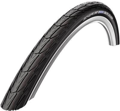 Buitenband Schwalbe Delta Cruiser Plus PunctureGuard 26 x 1 3 8 37-590 mm - zwart met reflectie