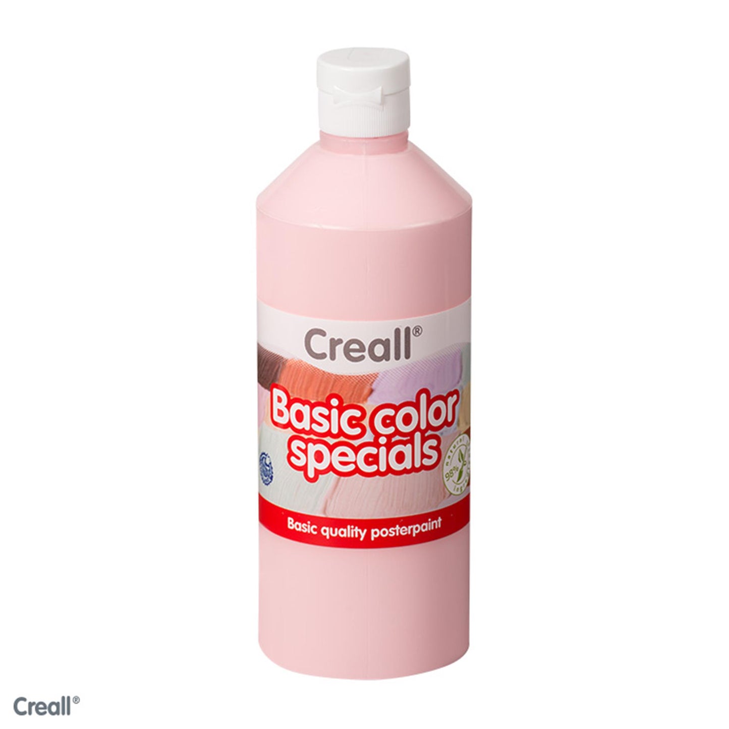 Creall schoolverf pastelrood, 500 ml