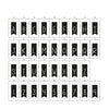 Vaessen creative • lichtbox alphabet vlag 89stuks