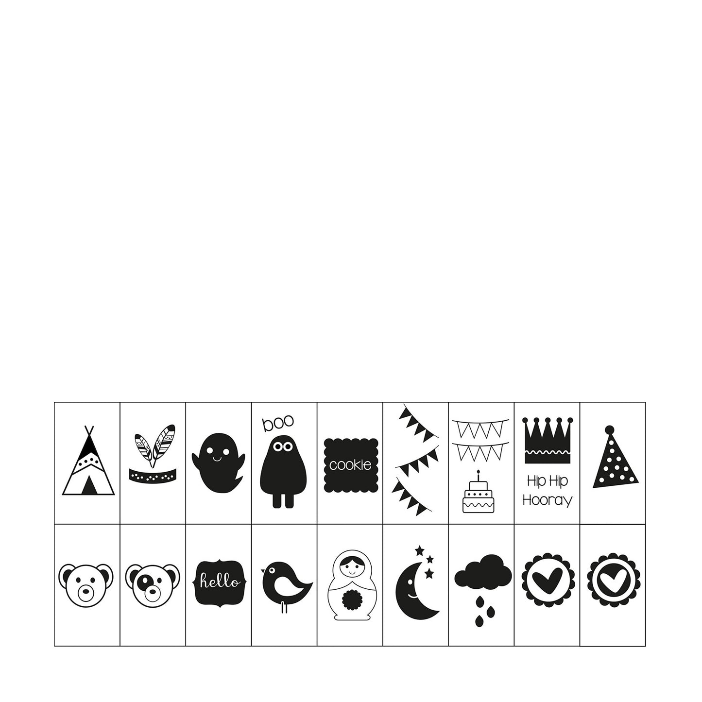 Vaessen creative • lichtbox kids 18stuks