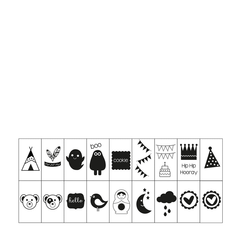 Vaessen creative • lichtbox kids 18stuks